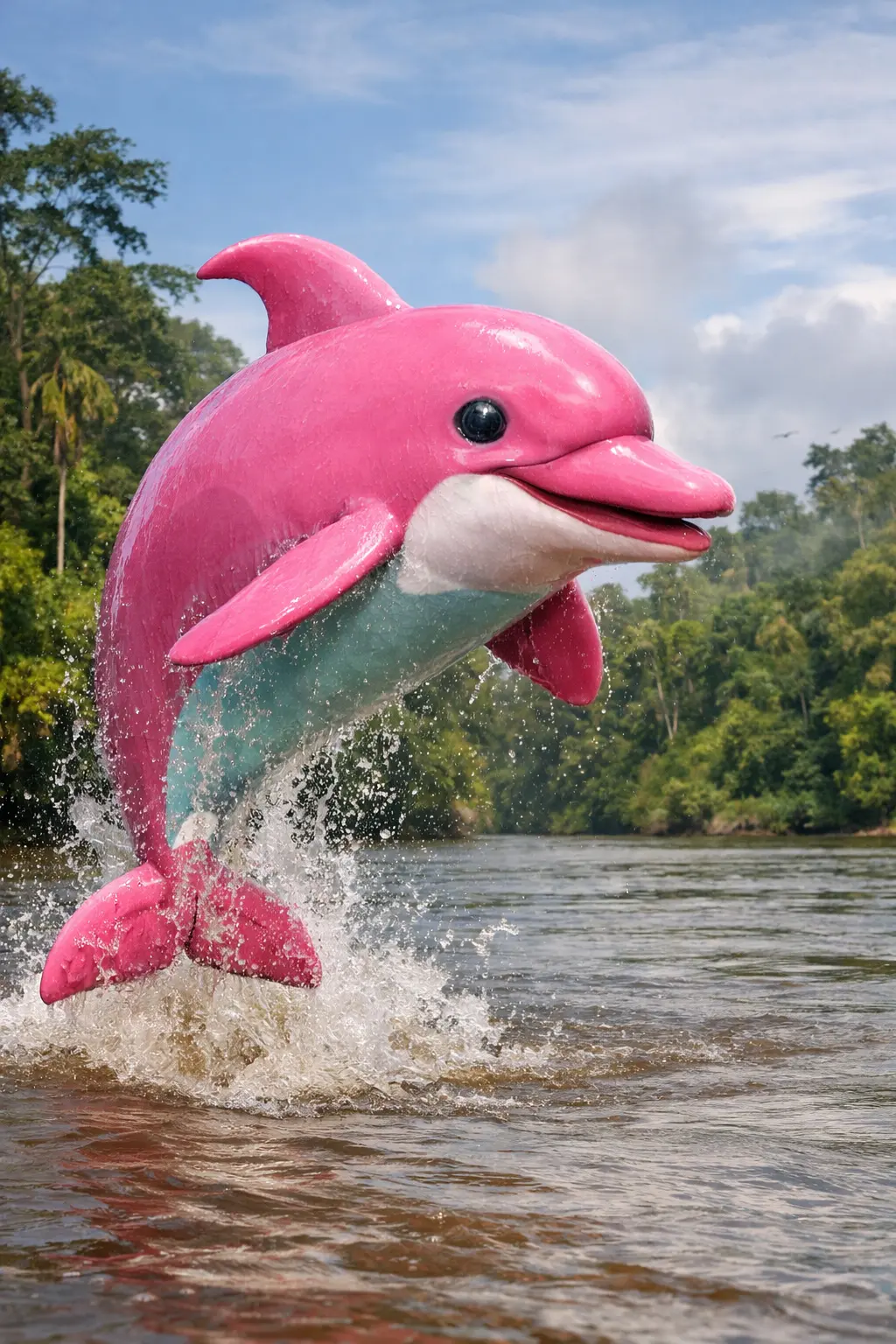 The Mayu dolphin reimagined in the jungle